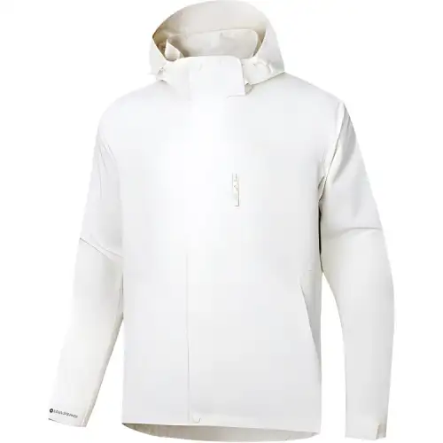 Anta Windbreaker Jacket Unisex Vanilla White