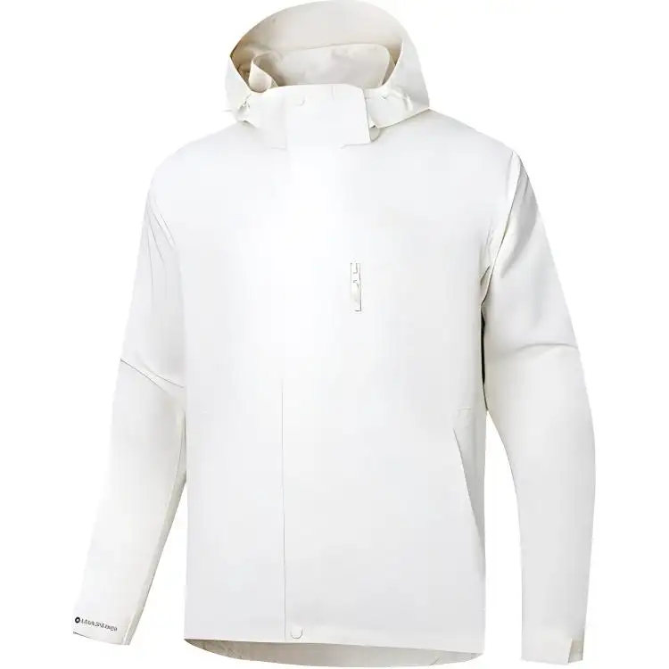 Anta Windbreaker Jacket Unisex Vanilla White