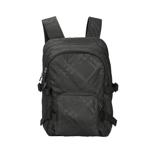 Burberry Polyamide Blended With Polyester Backpack Men's Black