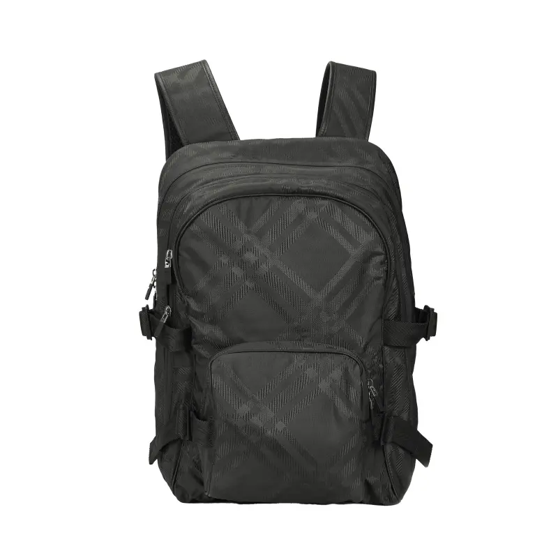 Burberry Polyamide Blended With Polyester Backpack Men's Black