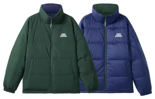 Skechers Down Jackets Unisex Estate Green/00X9 Stand Collar Thickened Puffer Jacket