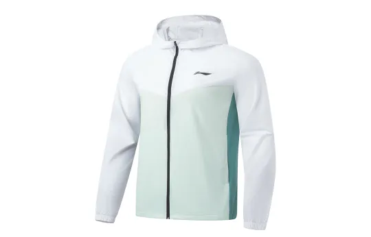 Li Ning Sun Protection Clothing Men's Standard White Mint Blue