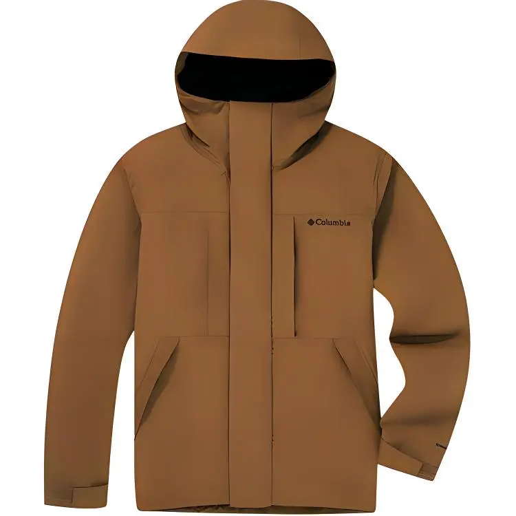 Columbia Waterproof And Warm Windbreaker Jacket Unisex Chocolate