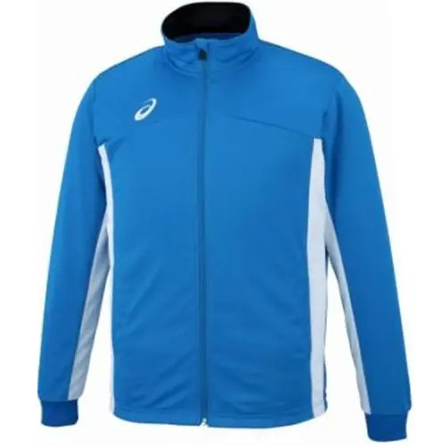 ASICS Jackets Men's Blue Stand Collar Moderate Other