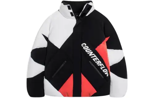 Li Ning CF Tracing Down Jackets Unisex Black Stand Collar Moderate