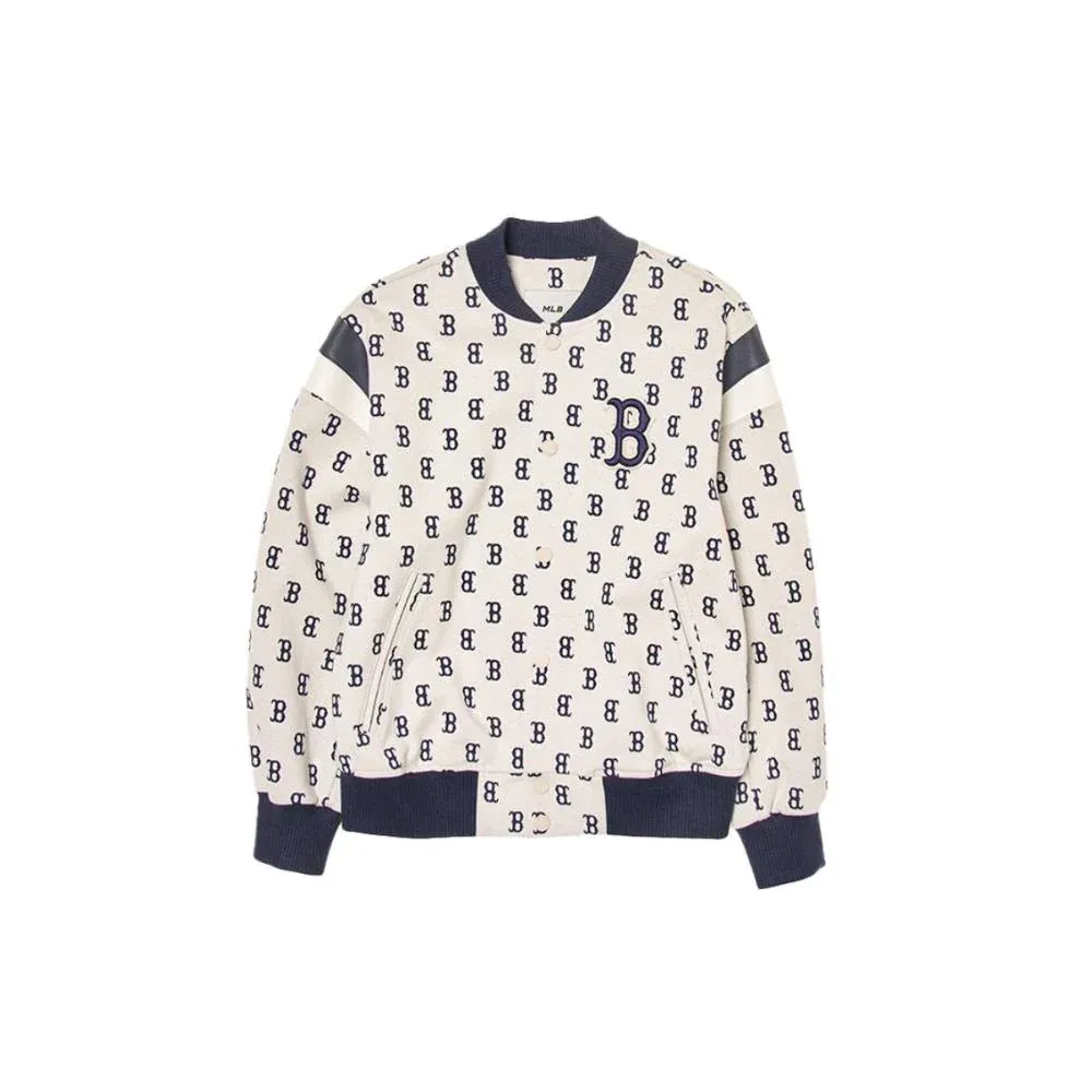MLB Boston Red Sox Jackets & Coats Unisex Dark Cream