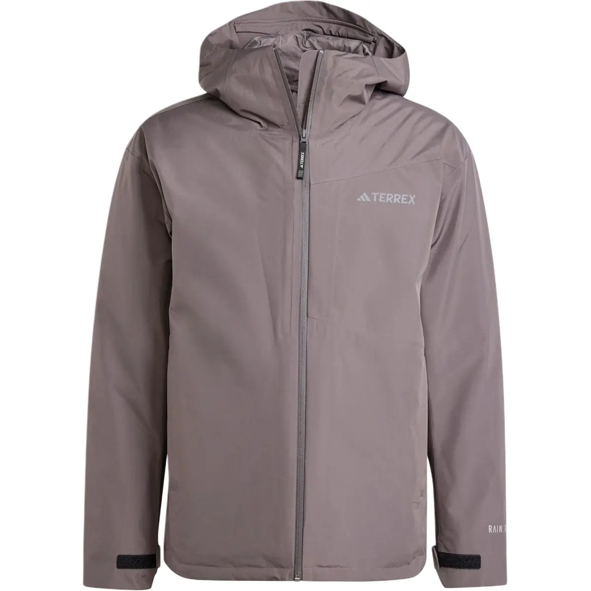 Adidas Waterproof And Windproof Windbreaker Jacket Men's Charcoal Gray/Gray/Charcoal Gray/Gray
