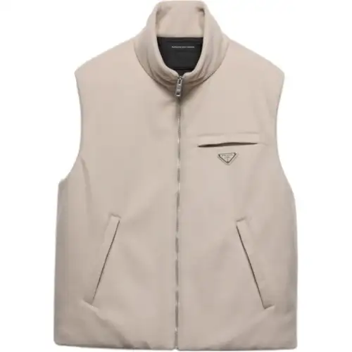Prada padded cashmere vest