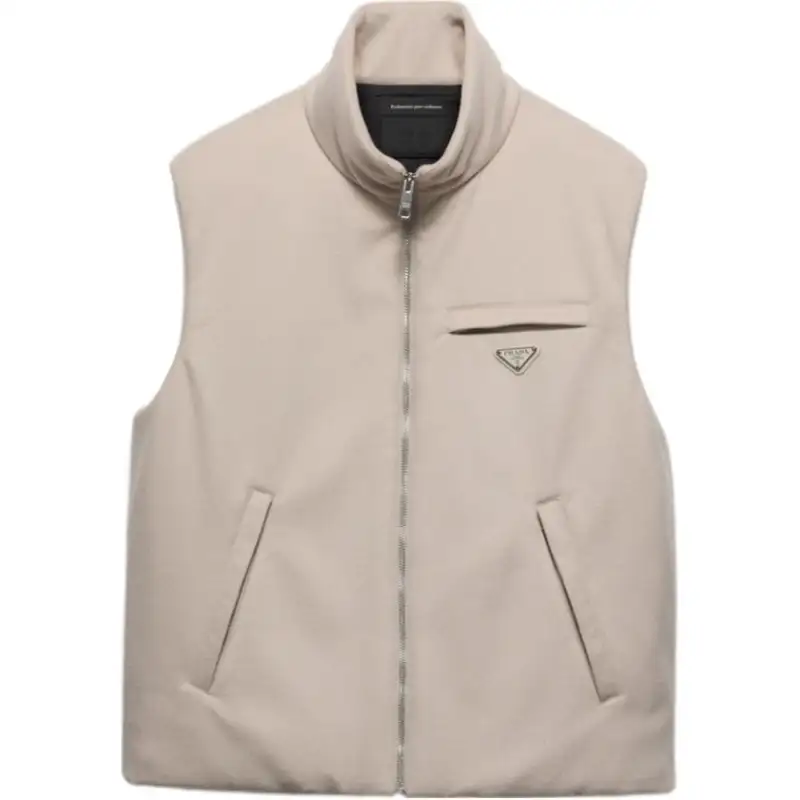 Prada padded cashmere vest