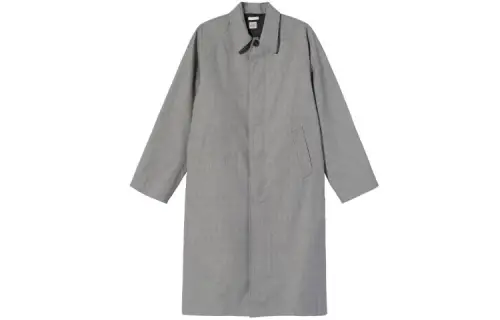 Stussy X OUR LEGACY Coats Unisex Gray Lapel Moderate