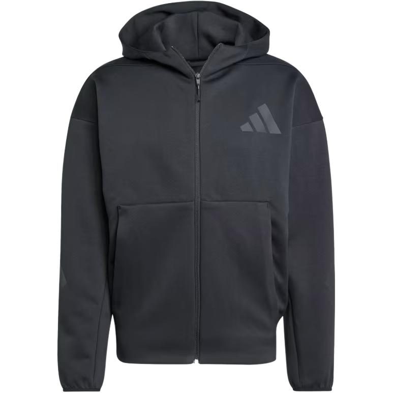 Мужская куртка adidas Z.N.E. Full-Zip Hooded Track Jacket (черная)