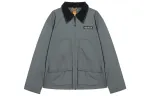 Timberland Velvet Jackets Men's Saffron Green Lapel Thickened