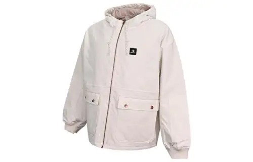 Converse Puffer Jackets Men's White Hooded Moderate Other