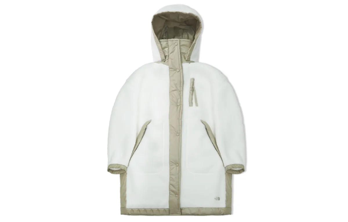 THE NORTH FACE Designer Collection Velvet Jackets Unisex White Hooded Moderate