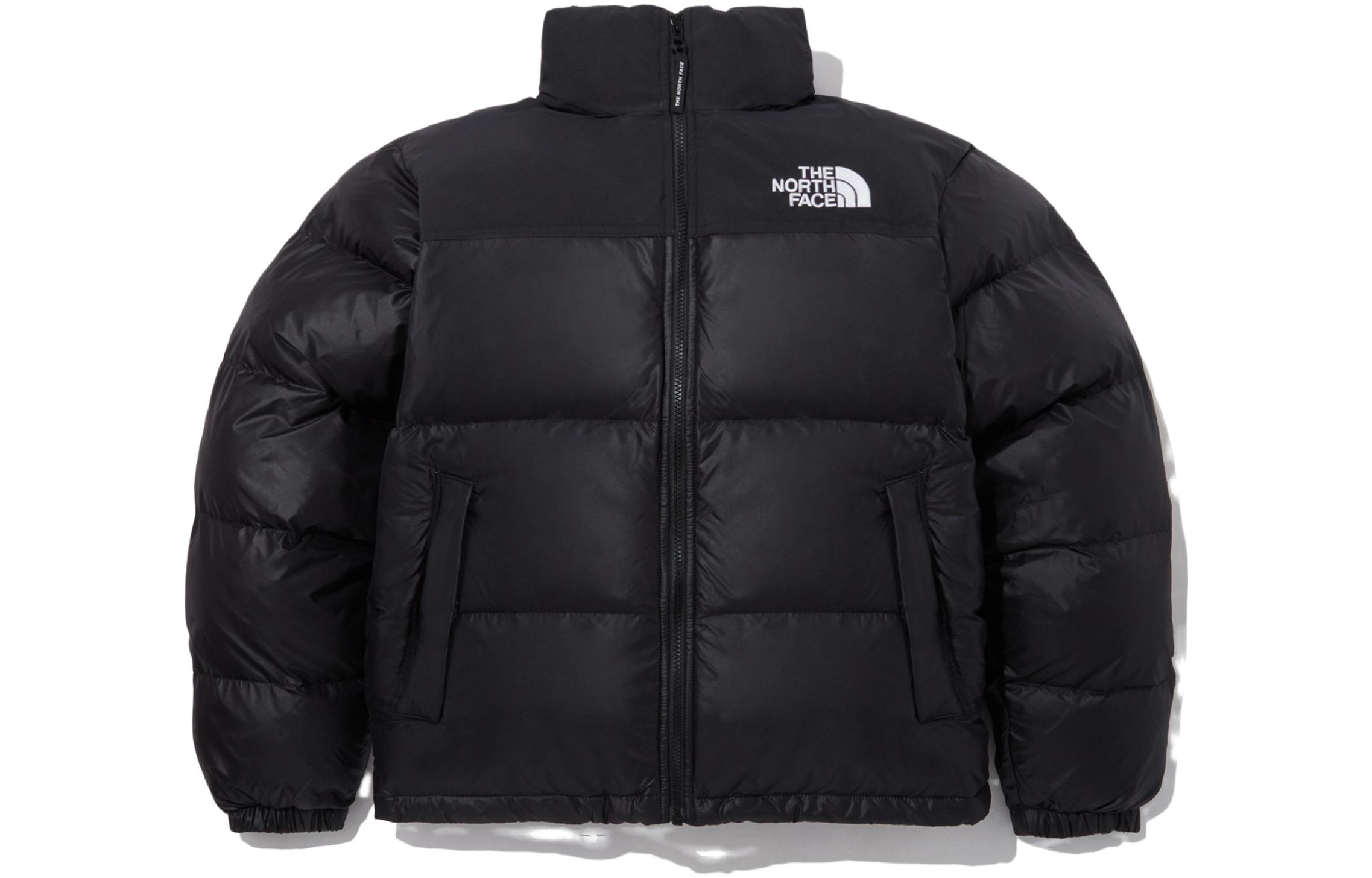 THE NORTH FACE FW23 Нупце ON BALL техническая ткань однотонный стоячий воротник Хранилище капюшон жакет хлопок служить зимний мужской стиль черный