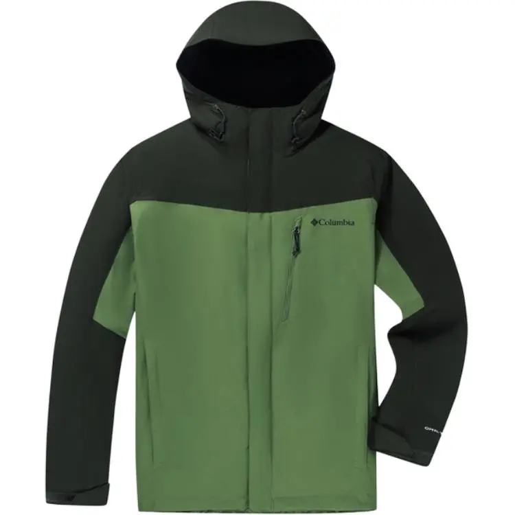 Columbia Waterproof Thermal Heat Reflective Windbreaker Jacket Men's Green