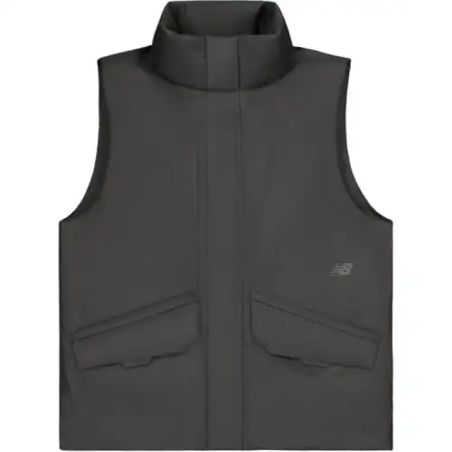 New Balance NB Grey FW24 Dermiza Vest Unisex Dark Gray