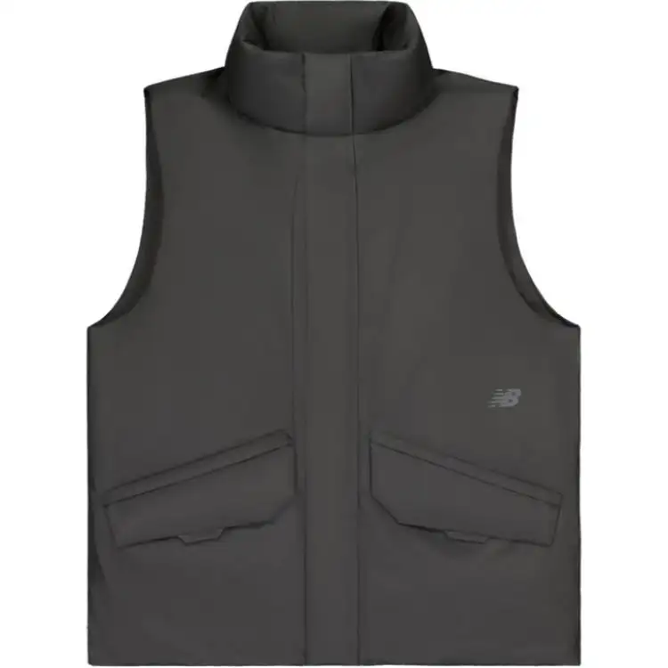 New Balance NB Grey FW24 Dermiza Vest Unisex Dark Gray