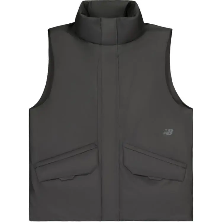 New Balance NB Grey FW24 Dermiza Vest Unisex Dark Gray