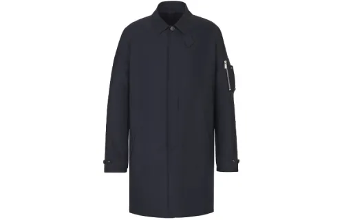 DIOR SS21 Coat Men's Marine Blue