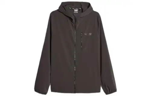 PUMA Jackets Men's Black Hooded Moderate Other