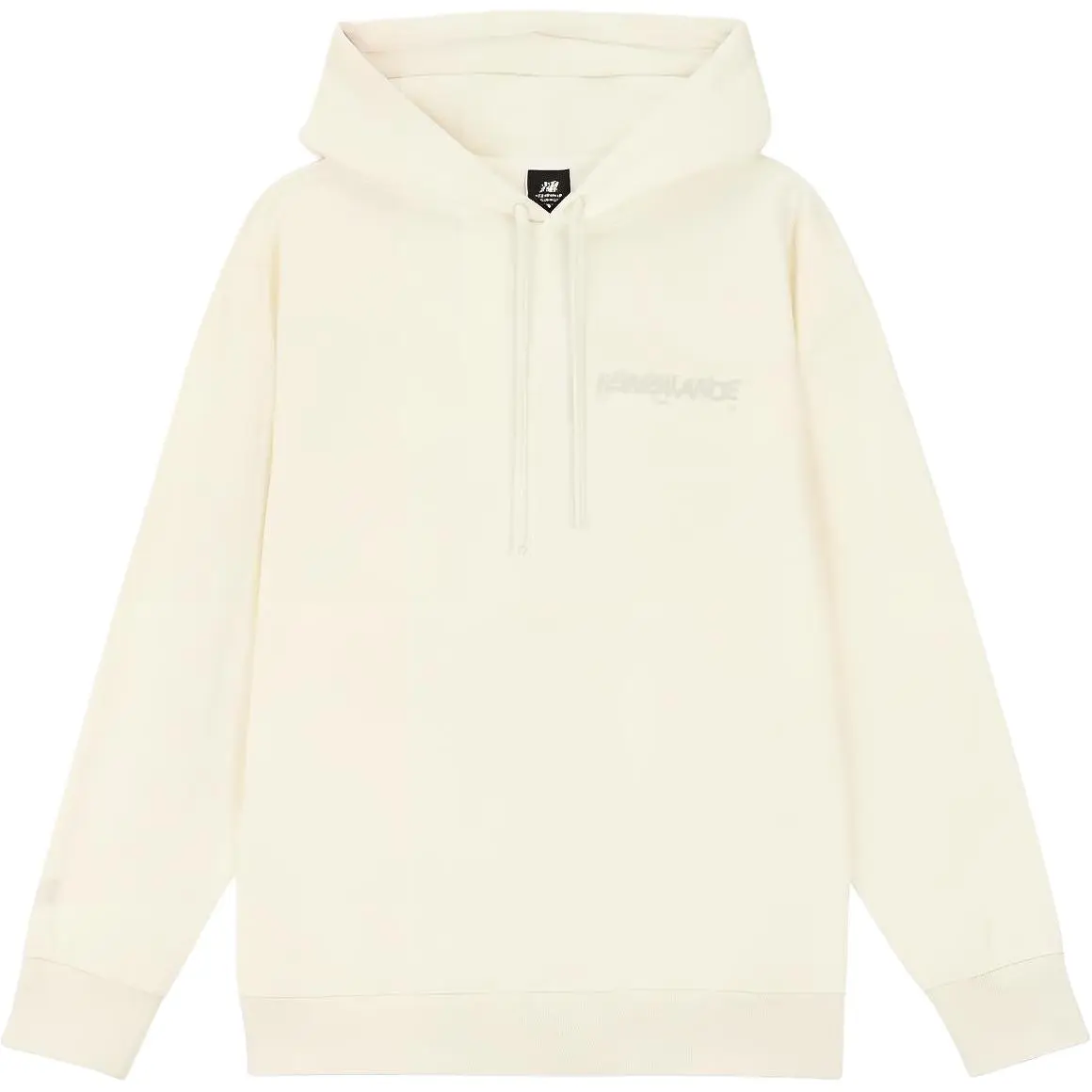 New Balance Sweatshirts Men's White Hooded Moderate Regular