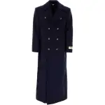 GUCCI Coats Men's Marine Blue Lapel Moderate