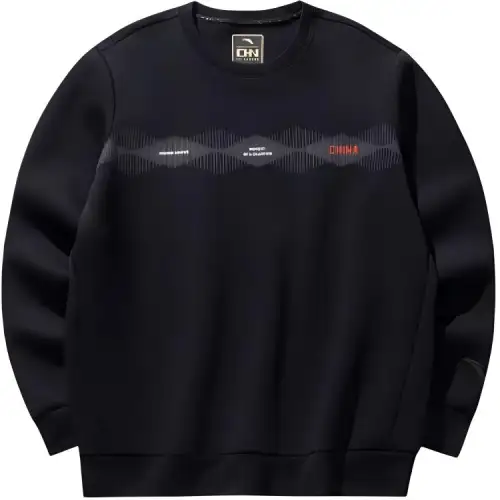 Anta Sweatshirt Men's Basic Black