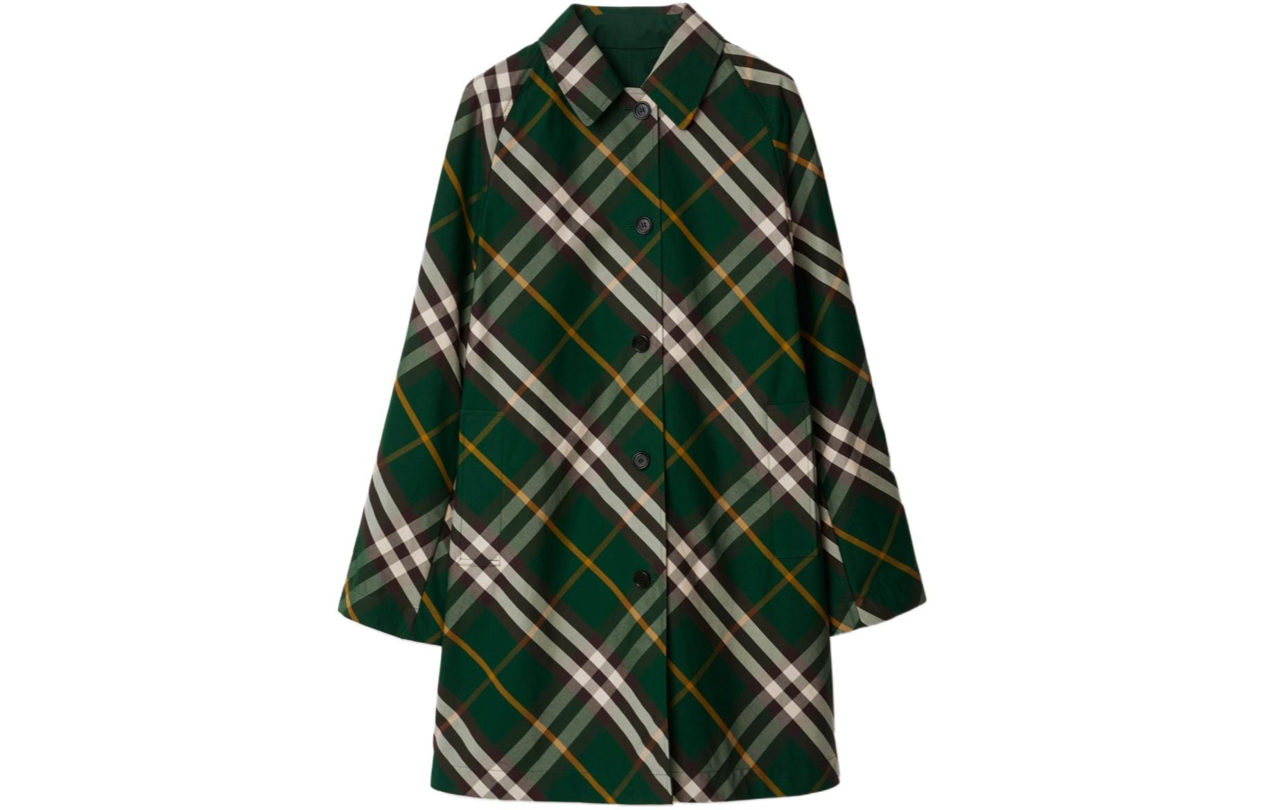 Мужское пальто Burberry (зеленое)