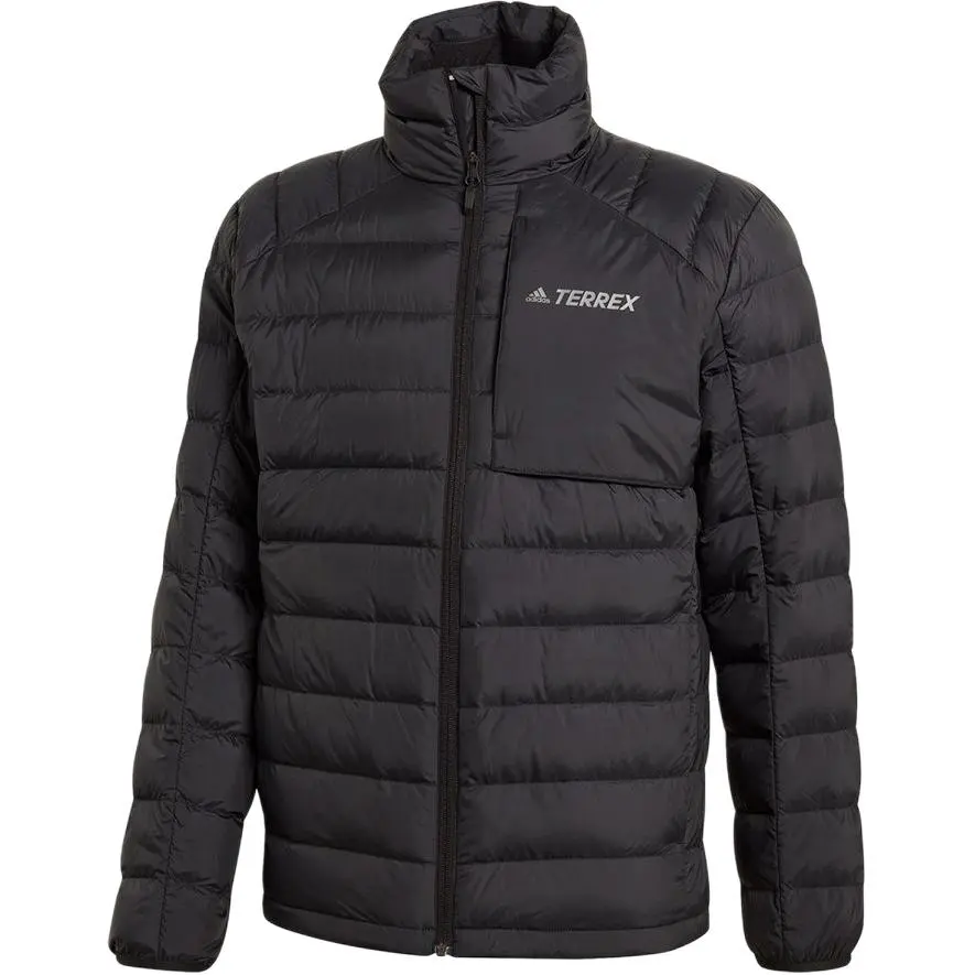 Adidas Down Jackets Men's Black Stand Collar Lightweight Other