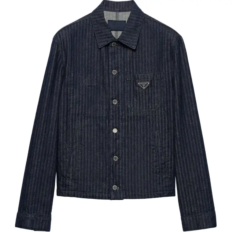 PRADA Chevron Denim Jacket
