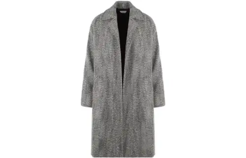 Bottega Veneta Herringbone Pattern Oversized Coat