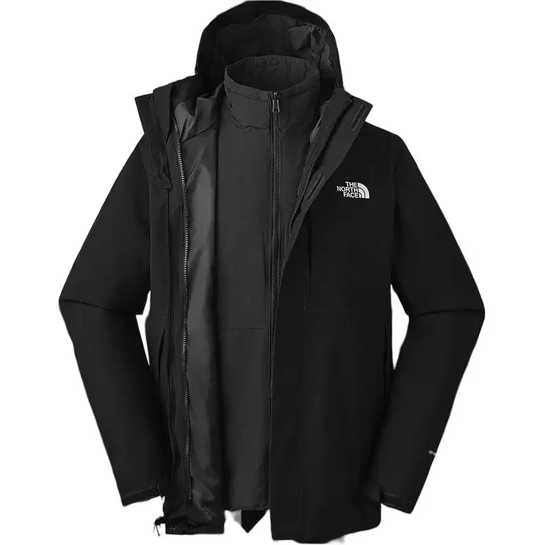 THE NORTH FACE Urban Exploration Waterproof And Windproof To Keep Warm Windbreaker Jacket Men's Cosmic Black