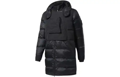 Reebok Down Jackets Men's Black Hooded Moderate Other