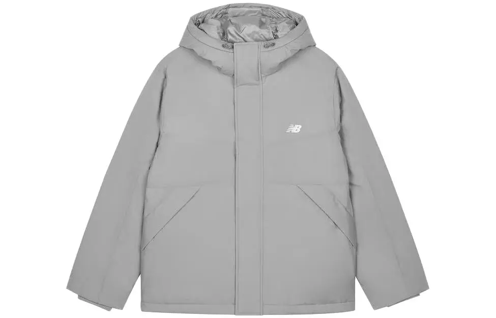 New Balance Down Jacket Men's Light Gray