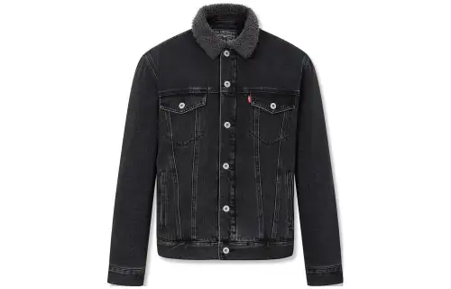 Levis Denim Jackets Men's Lapel Moderate Other