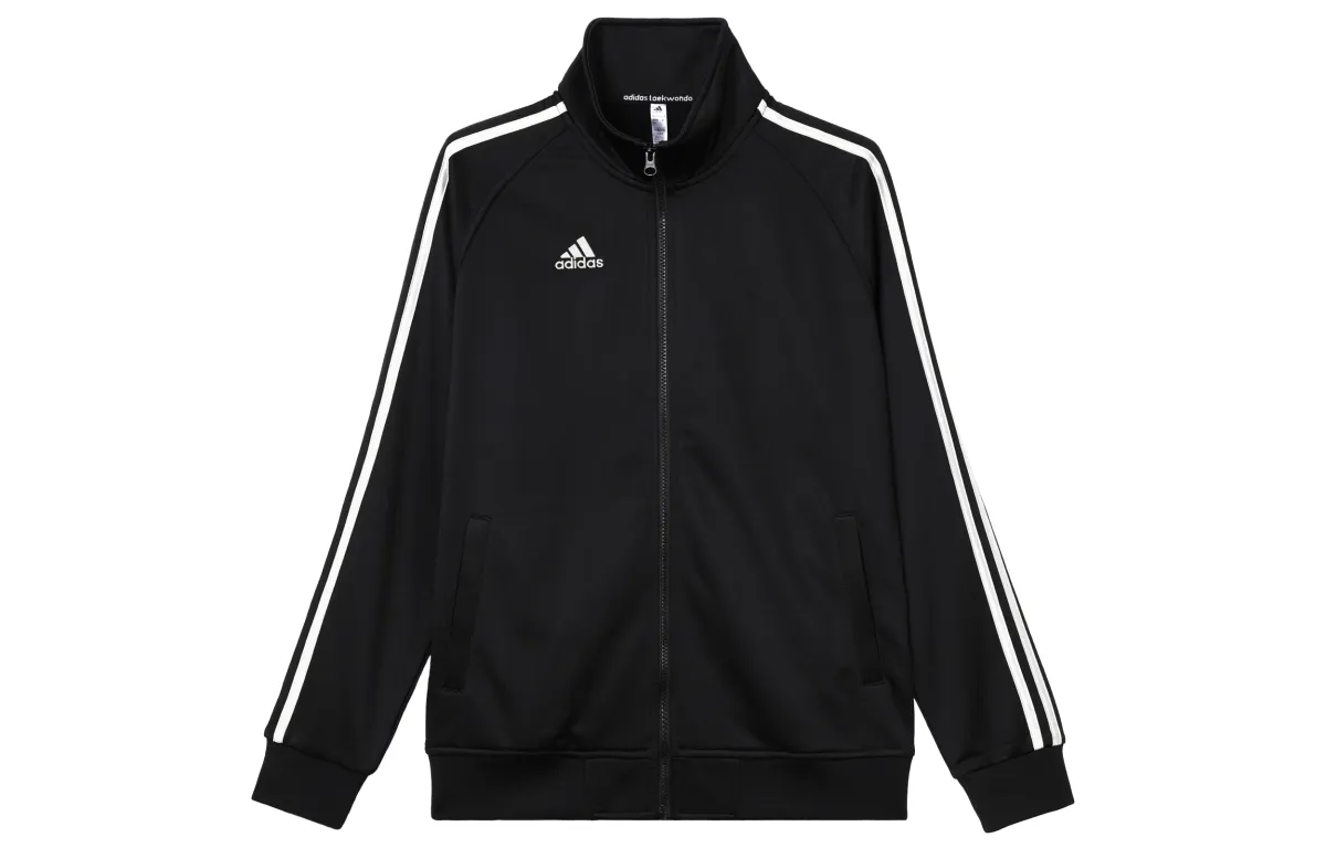 Adidas Jackets Unisex Black Stand Collar Moderate Other