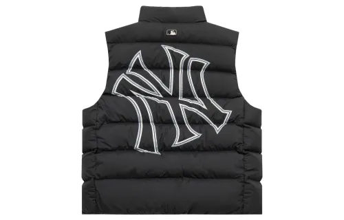 MLB Down Vest Short Unisex Black