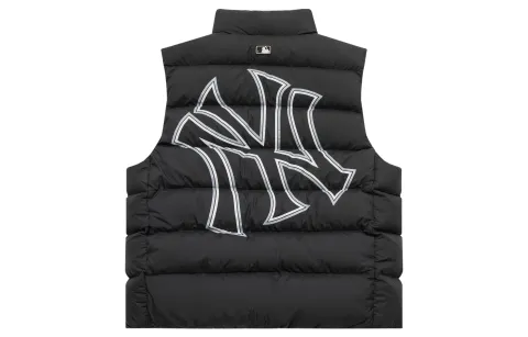 MLB Down Vest Short Unisex Black