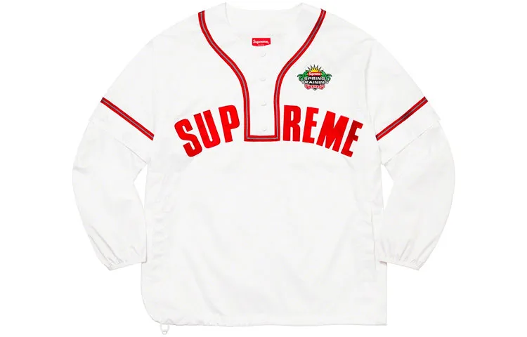 Supreme Snap Off Sleeve L/S Baseball Top
