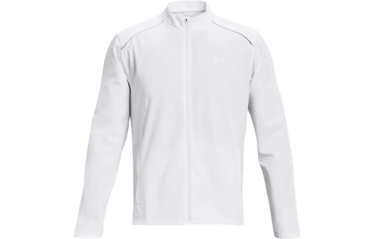 Under Armour Jackets Men's White Stand Collar Moderate Other