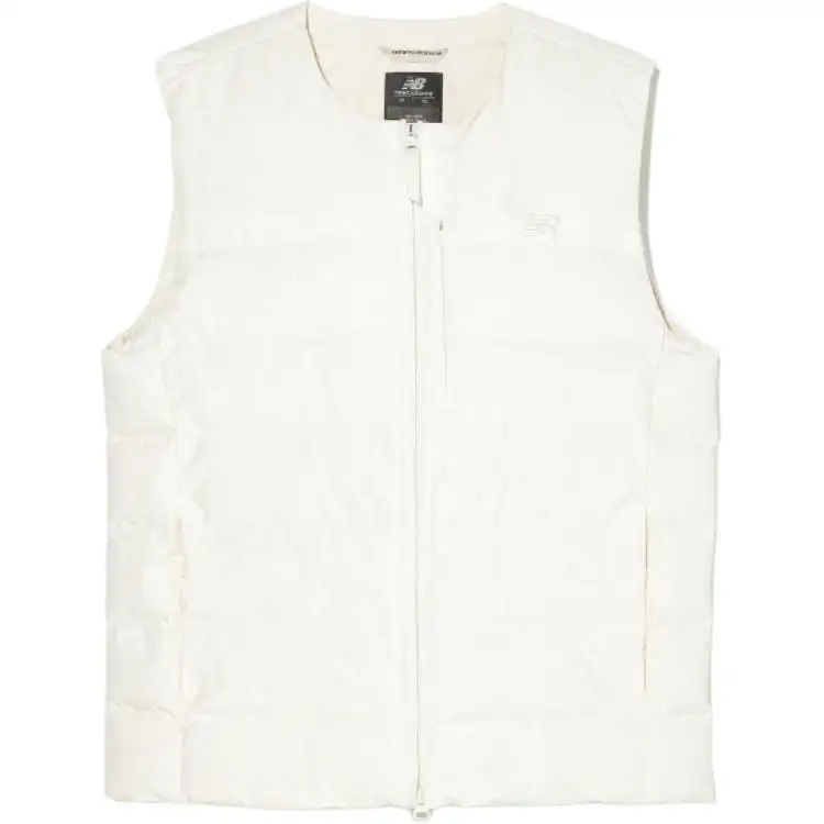 New Balance Vests Men's White Crew Neck Moderate Other