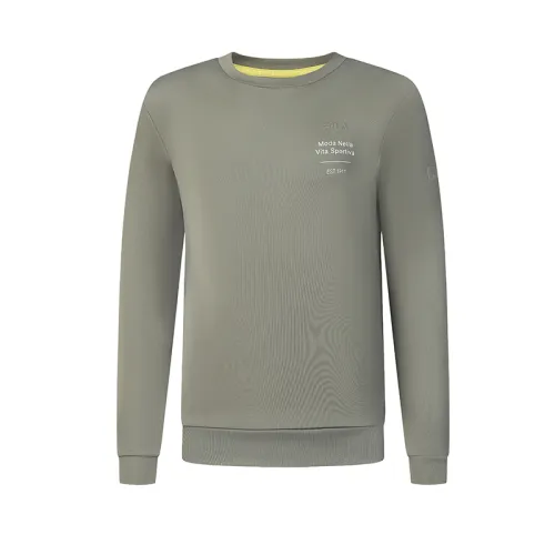 FILA Fitness Sweatshirt Men's Smoke Olive Khaki