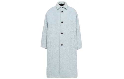 PRADA Coats Men's Gray Lapel Moderate