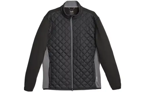 PUMA Jackets Men's Black Stand Collar Moderate Other
