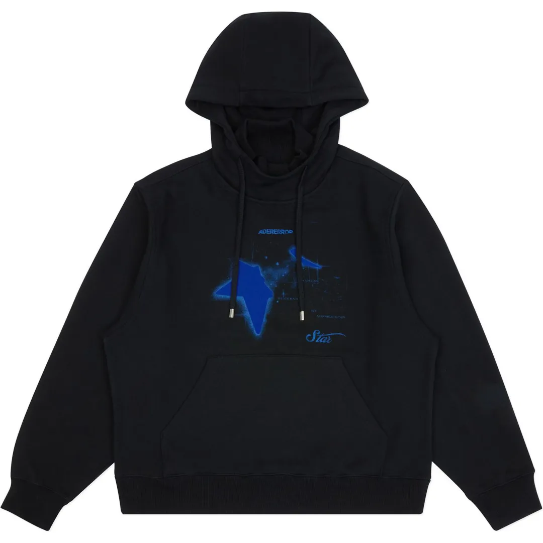 Ader Error flocked artwork hoodie