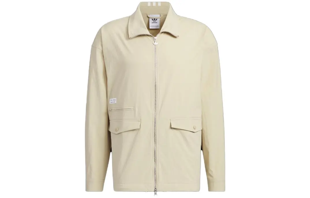 Adidas Originals Adidas Originals X Notitle Collaboration Collection Jackets Men's Ivory Lapel Moderate