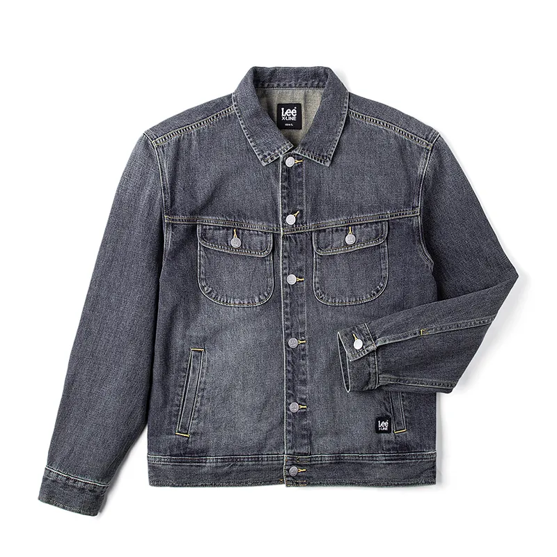 Lee FW24 Denim Jacket Men's Vintage Dark Blue