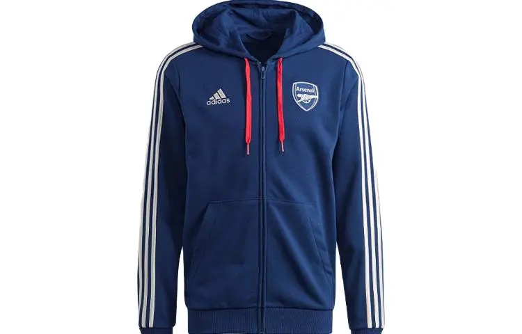 Adidas Jackets Men's College Navy Hooded Moderate Other
