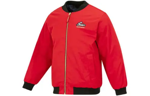 Skechers Jackets Men's 00R3/Bright Red Baseball Collar Moderate Other